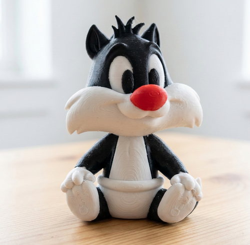Baby Sylvester Keychain - Looney Tunes Collection